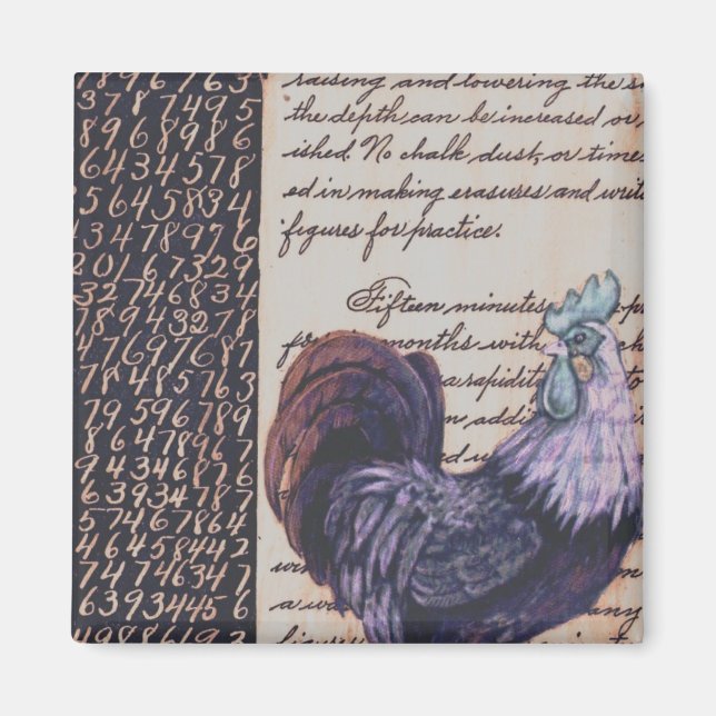 Chicken Block C Magnet (Front)