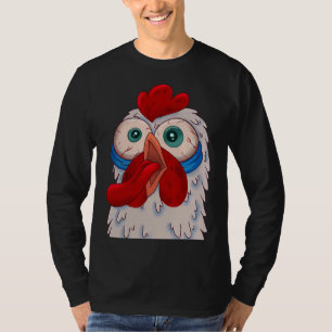 Chicken Bloodshot   T-Shirt