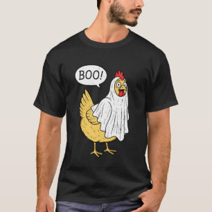 Chicken Boo Halloween Costume Farmer Boys Teens Gi T-Shirt