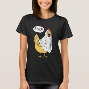 Chicken Boo Halloween Costume Farmer Boys Teens Gi T-Shirt