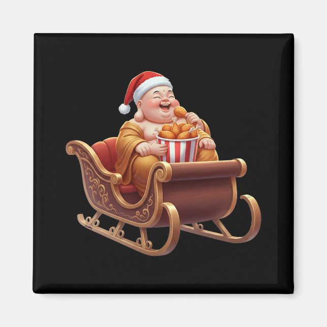 Chicken Buddah  Magnet (Front)