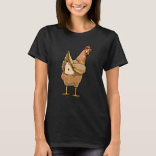 Chicken Butt Food Women Love Chick Foodie T-Shirt