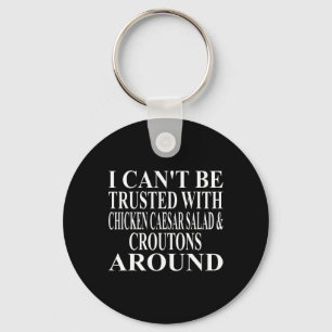 Chicken Caesar Salad Apparel Amazing Funny Crouton Key Ring
