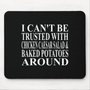 Chicken Caesar Salad Apparel Amazing Funny Potato Mouse Pad