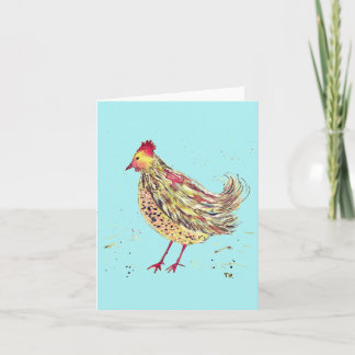 Chicken card