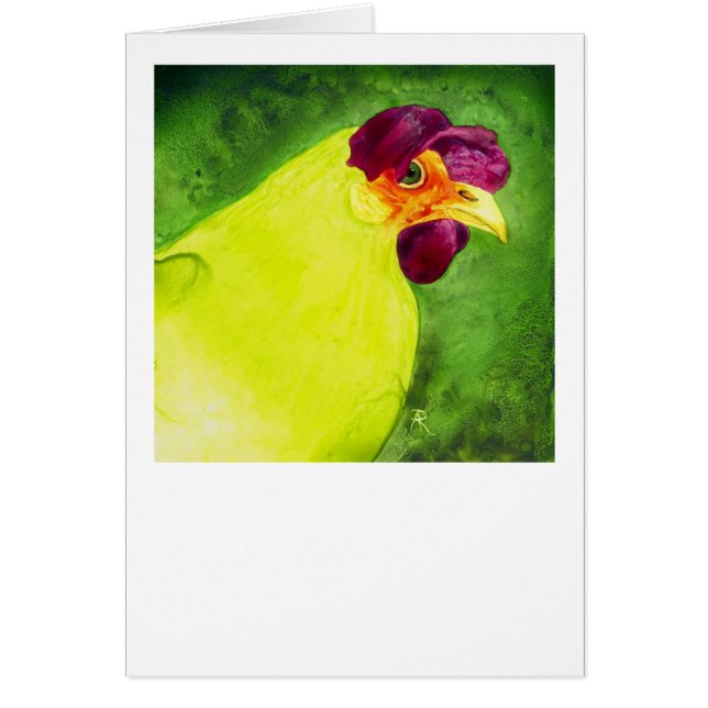 Chicken Card - "Spring Chicken" (Front)