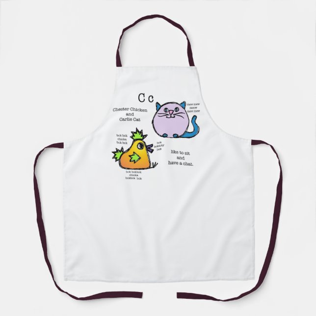 Chicken & Cat Apron (Front)