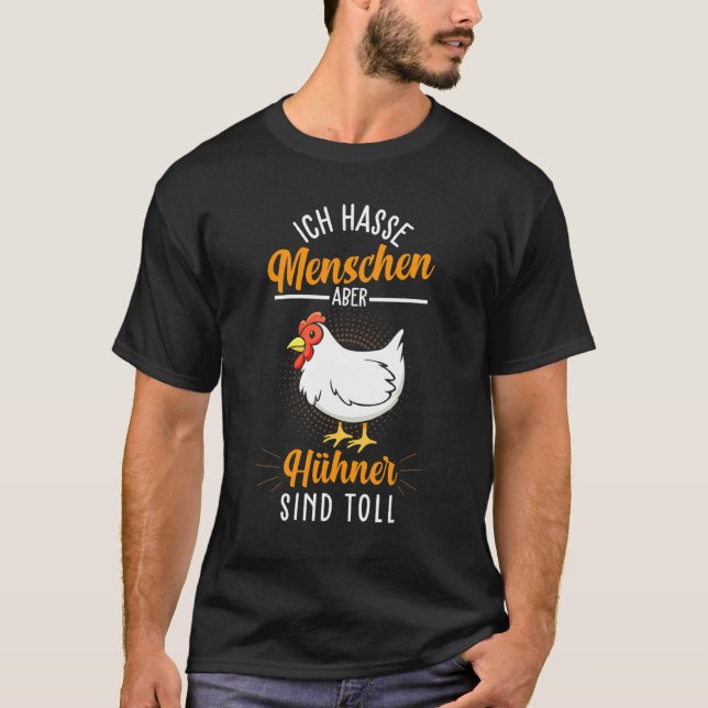 Chicken Chick Hen Rooster Chicken Owner T-Shirt (Front)
