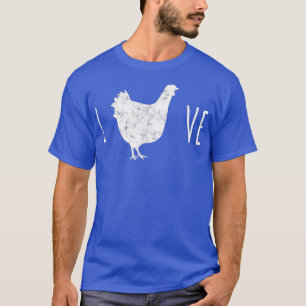 Chicken Chick Poultry Hen Farm Farmer Farming T-Shirt