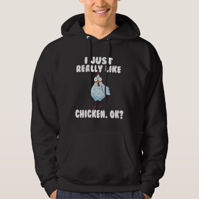 chicken chicken lover   hoodie (Front)