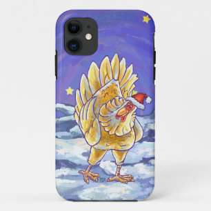 Chicken Christmas Case-Mate iPhone Case