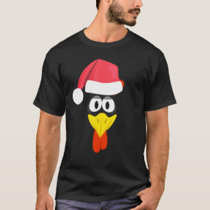 Chicken Christmas Costume Lazy Hat Costume T-Shirt