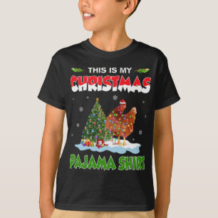 Chicken Christmas Lights This Is My Christmas Paja T-Shirt
