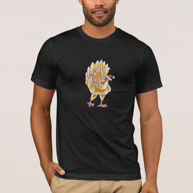 Chicken Christmas T-Shirt (Front)