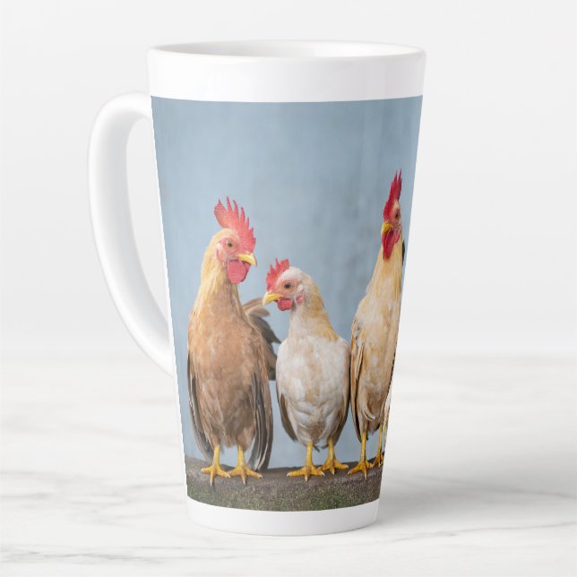 Chicken coffee cup (Left Angle)