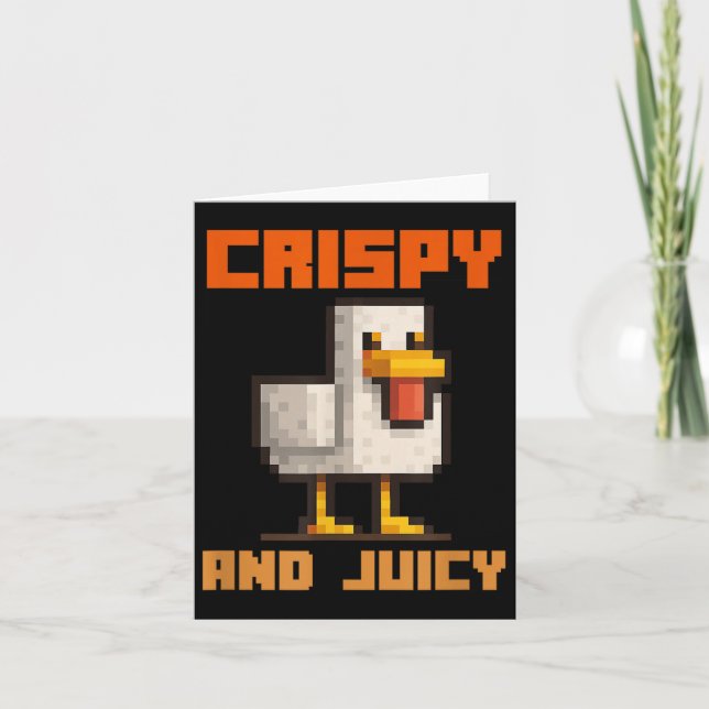 Chicken Cooked In Lava  Card (Front)