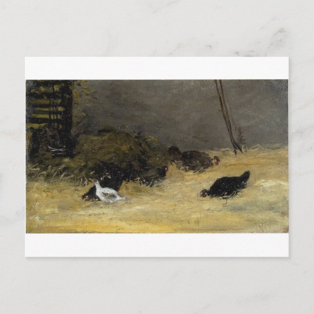 Chicken Coop by Paul Gauguin Postcard (Front)