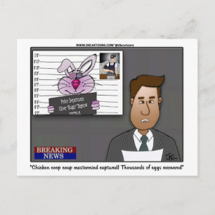 Chicken Coop Coup Mastermind Postcard