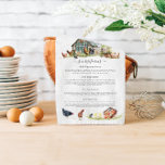 Chicken Coop | Rustic Farm Monogram Tea Towel<br><div class="desc">Featuring beautiful watercolor chicks and hens with rustic monogram. A perfect piece of collectable art for for anyone that loves farmhouse aesthetics. Add your custom wording to this design by using the "Edit this design template" boxes on the right hand side of the item, or click the blue "Customise it"...</div>