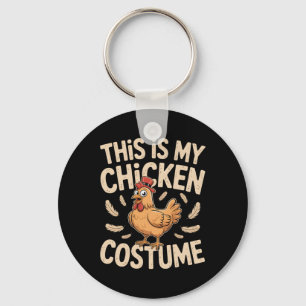 Chicken Costume _2  Key Ring