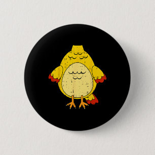 Chicken Costume Cute Easy Animal Halloween Gift  6 Cm Round Badge