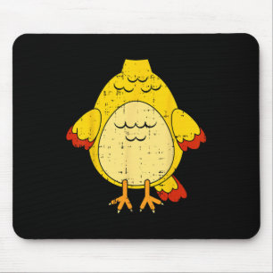 Chicken Costume Cute Easy Animal Halloween Gift Mouse Pad