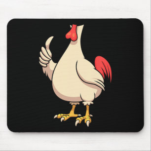 Chicken Costume For Halloween Rooster Animal Cospl Mouse Pad