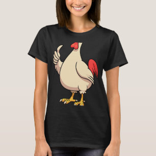 Chicken Costume For Halloween Rooster Animal Cospl T-Shirt