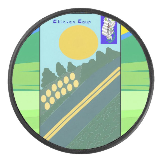 Chicken Coup  Hockey Puck (Front)