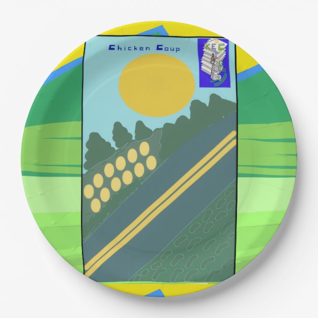 Chicken Coup  Paper Plate (Front)