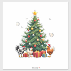 Chicken Cow Goat Horse Farm Animal Farmer Christma