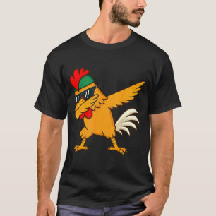 Chicken Dab Meme Animal Dance Funny For Men Women  T-Shirt