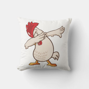 Chicken Dabbing Farmer Dab Dance Cushion