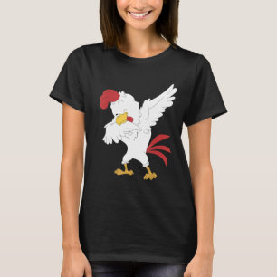 Chicken Dabbing Farmer Dab Dance Farming Egg Chick T-Shirt