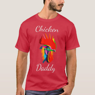 Chicken Dad Funny Chicken Farmer Chicken Daddy Roo T-Shirt