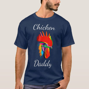 Chicken Dad Funny Chicken Farmer Chicken Daddy Roo T-Shirt
