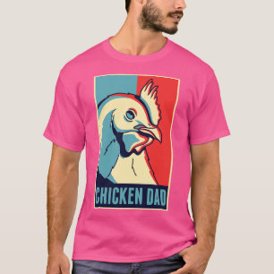 Chicken Dad Funny Chicken Farmer Chicken Daddy Roo T-Shirt