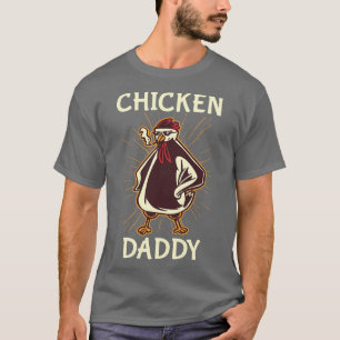 Chicken Dad Funny Chicken Farmer Chicken Daddy Roo T-Shirt