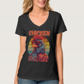 Chicken Daddy a fun design for every rooster in T-Shirt