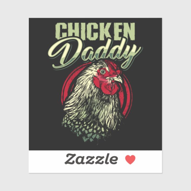 Chicken Daddy Chicken Farmer Poultry (Sheet)