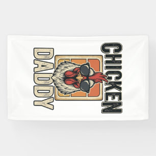 Chicken Daddy Funny Rooster Vintage Vector Shirt_1 Banner