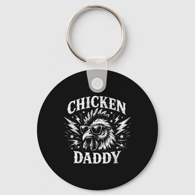 Chicken Daddy  Key Ring (Front)