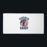 Chicken Daddy Rooster Vintage Patriotic Shirt Desi Desk Mat<br><div class="desc">Chicken Daddy Rooster Vintage Patriotic Shirt Design_1</div>