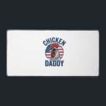 Chicken Daddy Rooster Vintage Patriotic Shirt Desi Desk Mat<br><div class="desc">Chicken Daddy Rooster Vintage Patriotic Shirt Design_2</div>