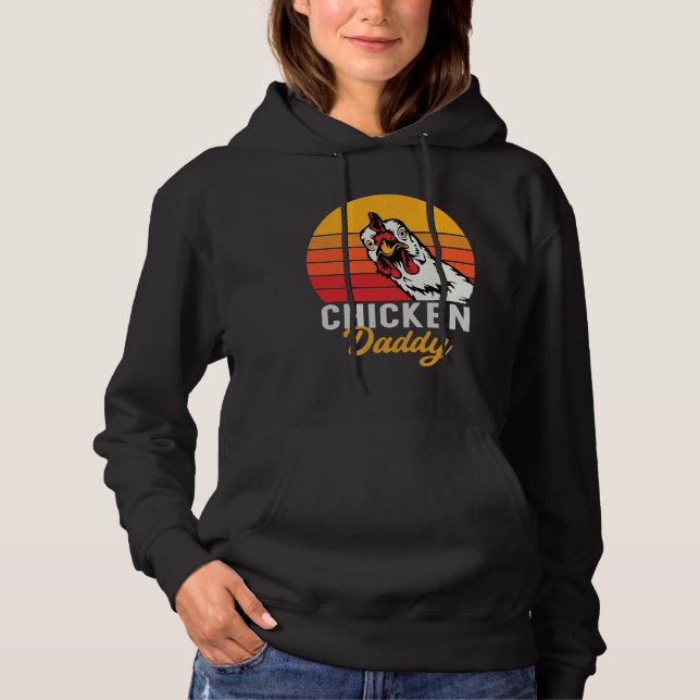 Chicken Daddy Vintage Farmer   Hoodie (Front)