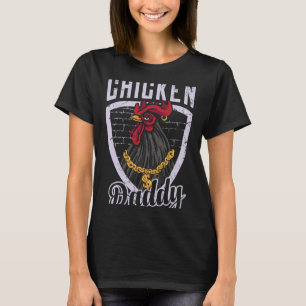 Chicken Daddy Vintage Poultry Farmer Funny Fathers T-Shirt