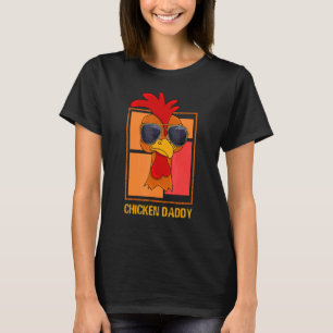 Chicken Daddy Vintage Poultry Farmer Rooster Weari T-Shirt