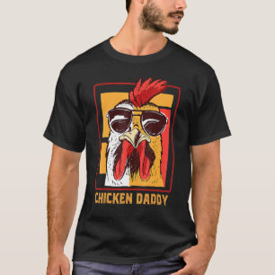 Chicken Daddy Vintage Poultry Farmer Rooster Weari T-Shirt