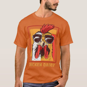 Chicken Daddy Vintage Poultry Farmer Rooster weari T-Shirt