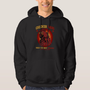 Chicken Dads have the best Peckers Farming Barn Ca Hoodie